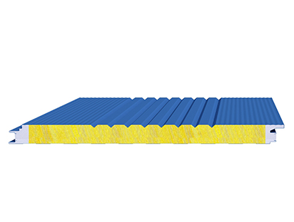 V Series Rockwool / Glasswool Exterior Wall Sandwich Panel