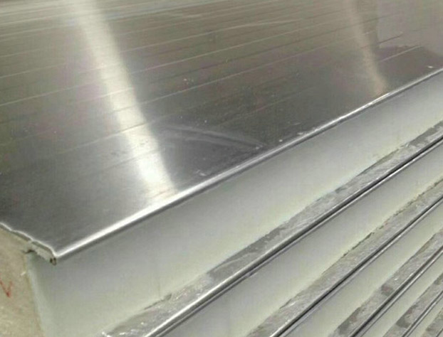 PNS brand Stainless steel rockwool sandwich panel detail display