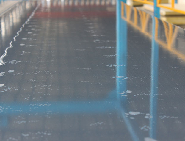 flat surface of sandwich panels